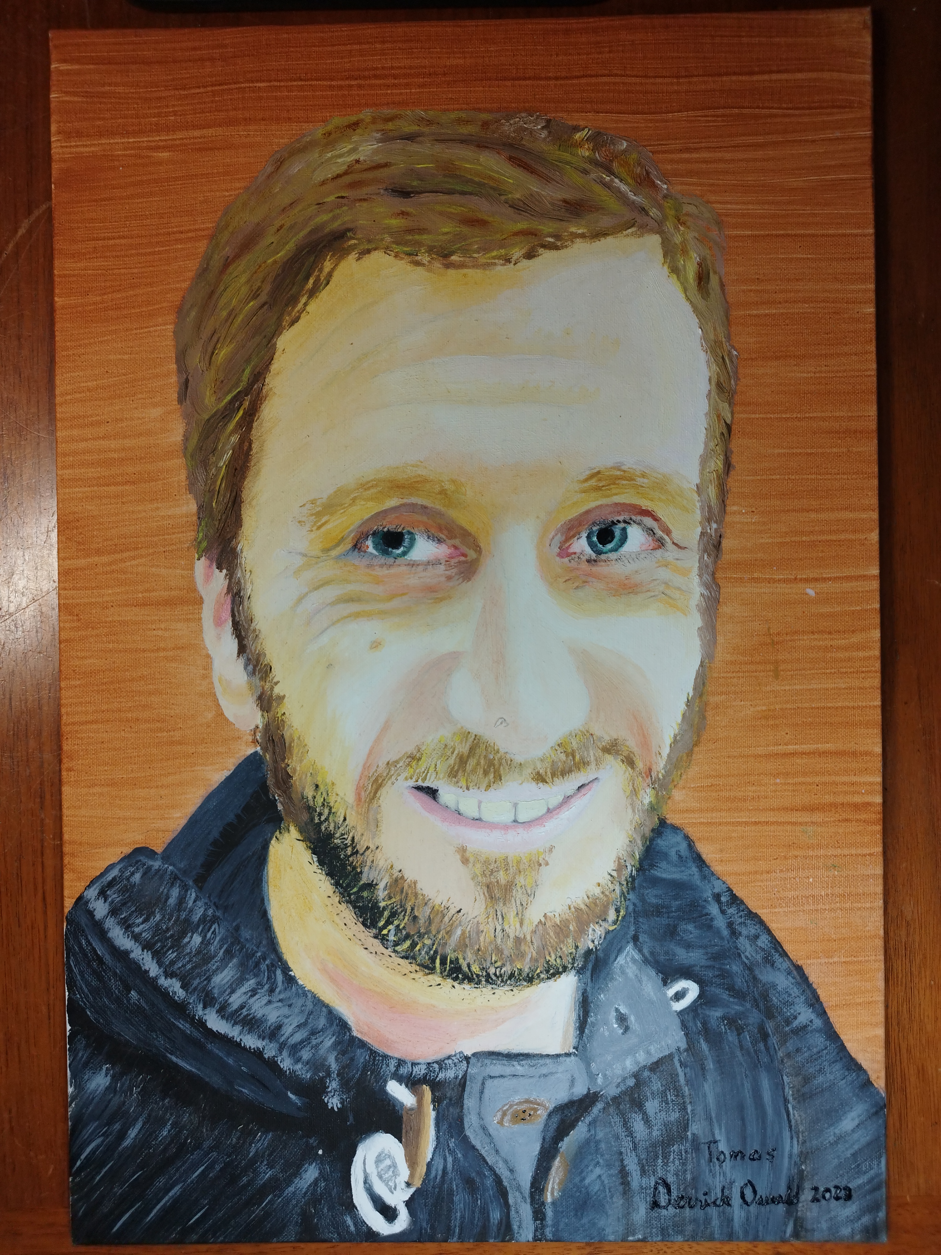 oil painting of Tomas